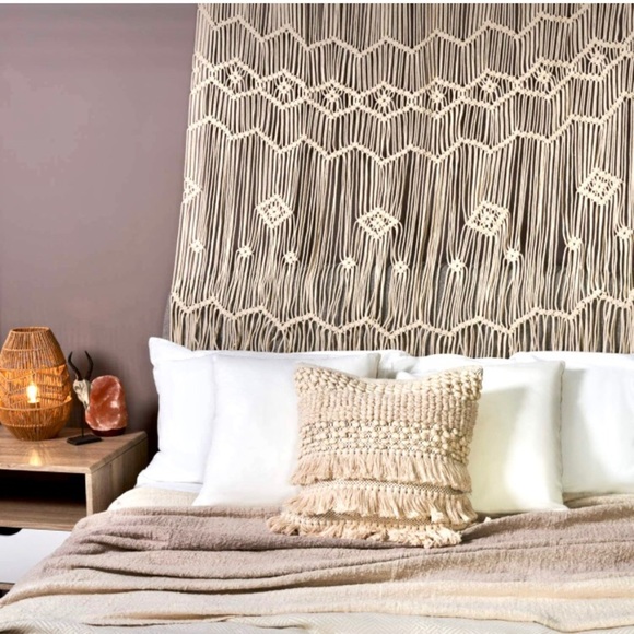 Bohemian Macrame Door/Window Curtain & Wall Decor - Picture 3 of 8